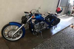 honda fury - blu elettrico