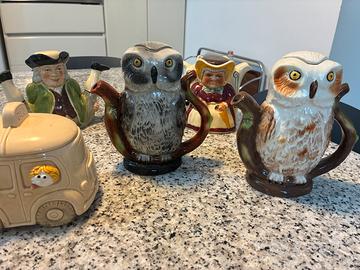 Teiere vintage in blocco