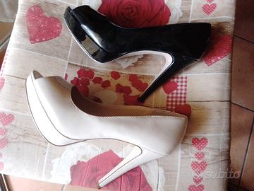 2 paia scarpe donna  lucida 