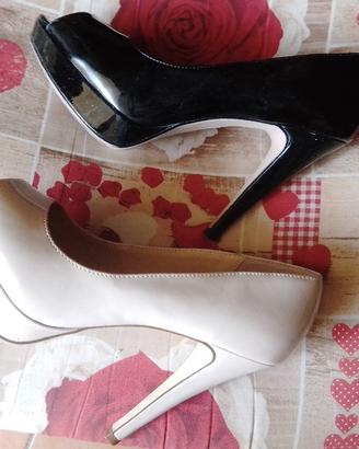2 paia scarpe donna  lucida 