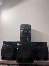 Stereo LG 600W XBOOM con subwoofer