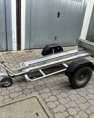 Carrello rimorchio moto singolo