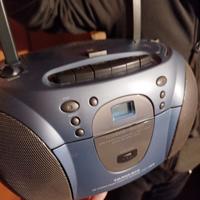 Radio con CD e cassette