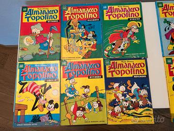 Almanacchi di Topolino anche singoli 24 nr 1972/79