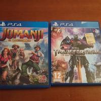 Transformers the dark Spark, jumanji il videogioco