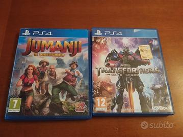 Transformers the dark Spark, jumanji il videogioco