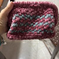 Borsa clutch in veluto