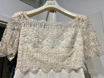 Abito da sposa stile impero, Atelier Colomba Più