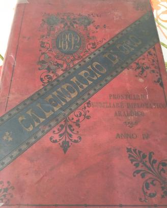 CALENDARIO ARALDICO 1892