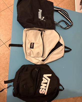 Zaino scuola Eastpak, Vans, borsa Puma