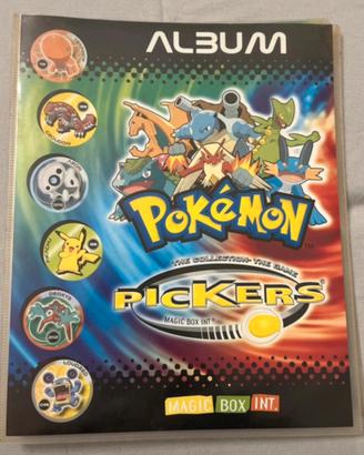 Album originale+ dischetti Pokèmon Tazos