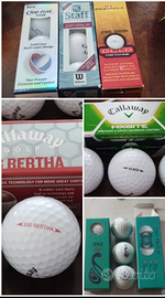21 palline da golf nuove varie marche 