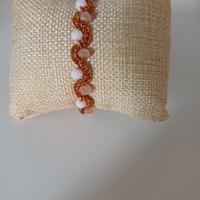 Bracciale artigianale beige