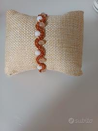 Bracciale artigianale beige