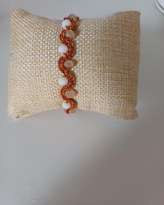 Bracciale artigianale beige