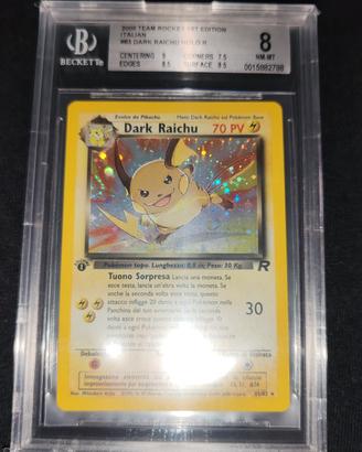 carta pokemon dark raichu 1ed 