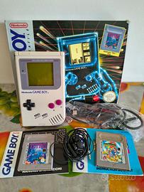Nintendo Game Boy dmg-01 prima edizione + 2 giochi