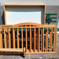 Lettino per bambini con sponde + materasso