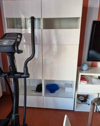 Vetrinetta IKEA Besta laccata bianco/vetro