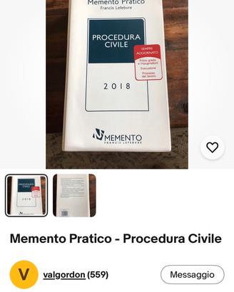 Memento pratico - procedura civile