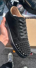 Christian Louboutin Louis Junior Spikes Black