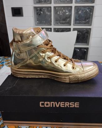 Scarpe converse rare oro edizione limitata 