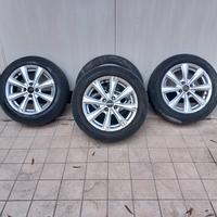 cerchi in lega + gomme 175 65 15 per renault clio