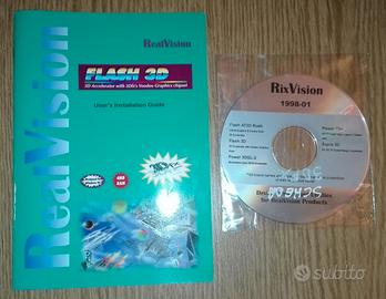 SCHEDA 3DFX Flash 3D RealVision : manuale e CD
