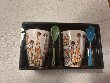 Mug stile Gaudi con cucchiaino, 2