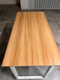 Scrivania 120x70 cm in legno effetto rovere