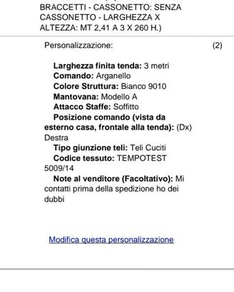 tende da sole 