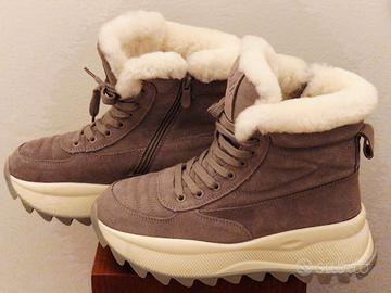 Stivaletti invernali in vera pelle