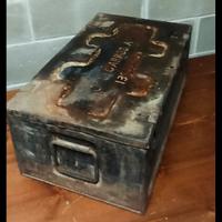 forziere baule metallo munizioni guerra 1942 