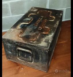 forziere baule metallo munizioni guerra 1942 