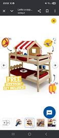 letto a castello wickey crazy circus