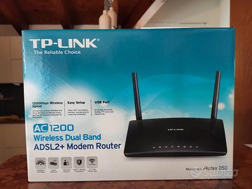 TP Link AC1200  ADSL2+ Modem router