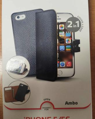 CELLY Custodia iPHONE 5/5S 2in1 Cover+Case Black