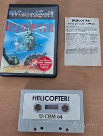 GIOCO CASSETTA HELICOPTER COMMODORE 64