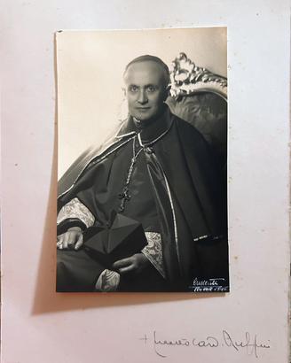 Foto autografata del cardinale Ernesto Ruffini