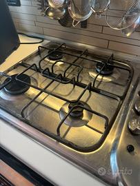 Piano Cottura a Gas 60 cm 4 Fuochi In Acciaio Inox