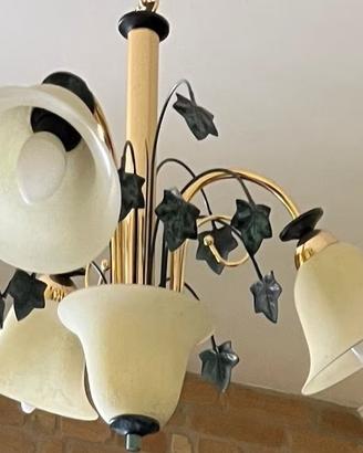 Lampadario artigianato fiorentino 3 luci