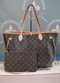 borsa louis vuitton neverfull mm originale
