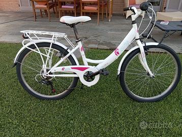 Bicicletta da bambina / ragazza 24'' Ceriz bianca