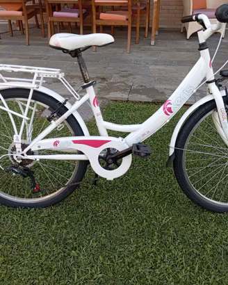Bicicletta da bambina / ragazza 24'' Ceriz bianca