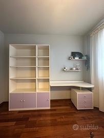 Libreria più scrivania