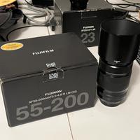 Kit obiettivi Fujifilm 23 + 55-200