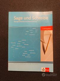 Libro di grammatica tedesca Sage und Schreibe