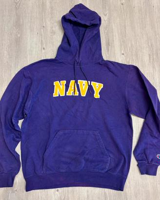 Felpa Champion Vintage "NAVY" Viola - Taglia M/L