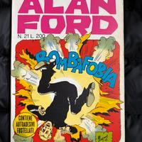 Alan ford 21 originale con adesivi edicola