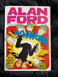 Alan ford 21 originale con adesivi edicola